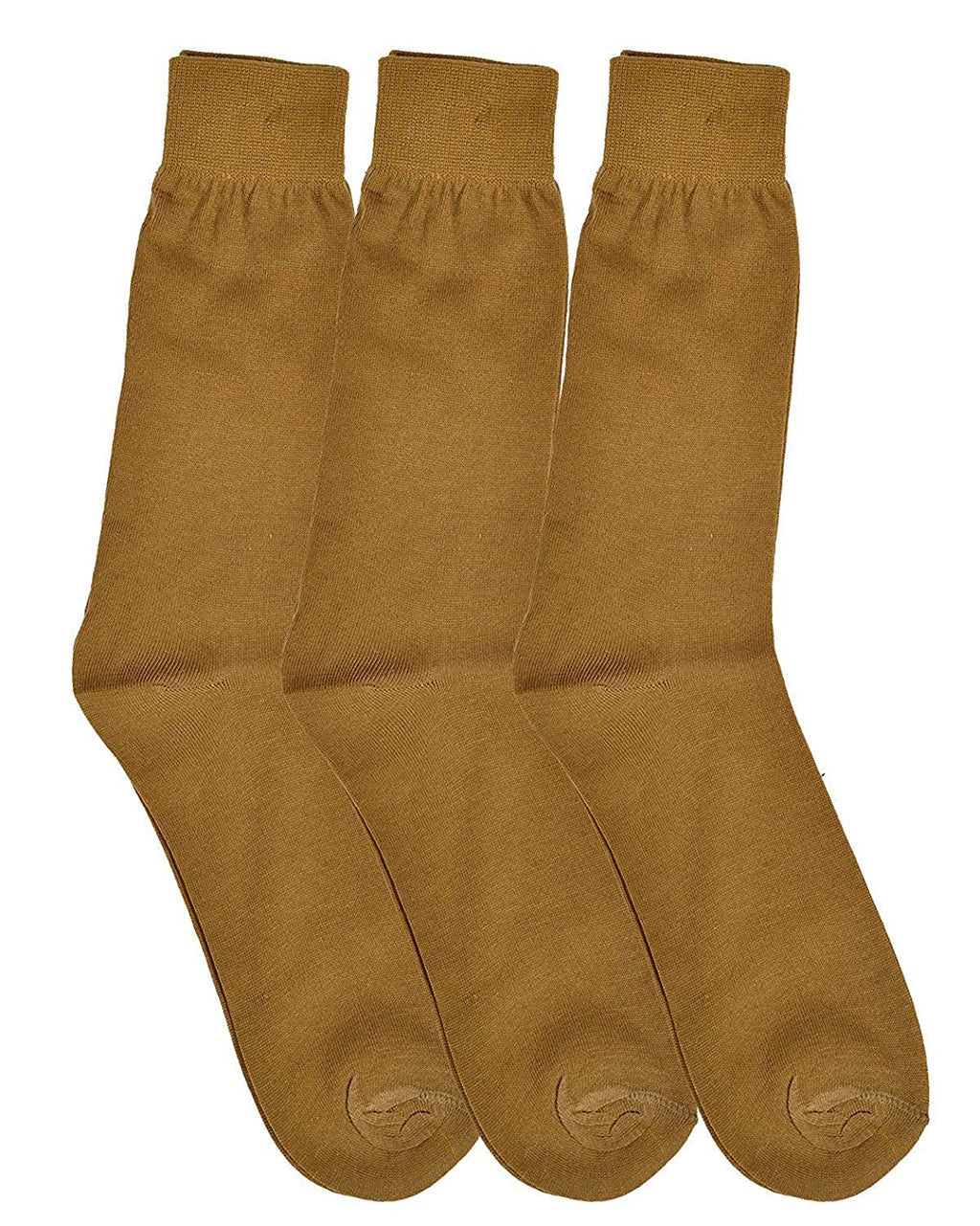 Classic Brown Unisex Dress Socks (6 Pack)