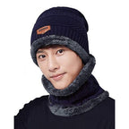 Beanie Cap for Women with Scarf | Winter Wear Set (Blue)