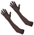 TENDSY Men's & Women's Hand Gloves For Protection From Sun Burn/Heat/Pollution (Set of 3 Pairs, Black, Blue & Brown, Free Size)