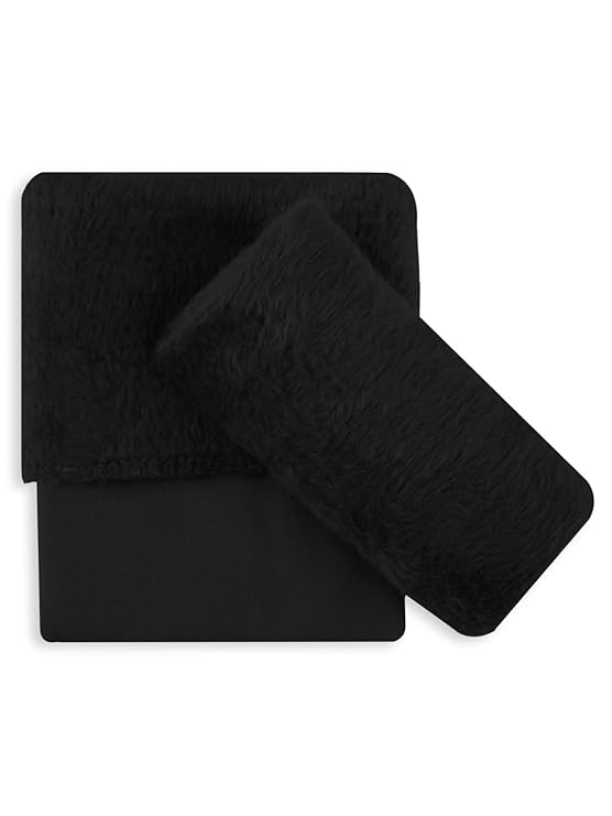 TENDSY Women's Winter Thermal Socks with Fur Lining | Nylon Thumb Socks | Ankle Length | Pack of 3 (Black & Skin Color)