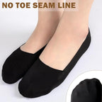 TENDSY No Show Socks for Women | Low Cut Cotton Blend | Non-Slip Heel Grips | Multiple Colors | Pack of 6 Pairs | Breathable & Comfortable Everyday Socks for Women