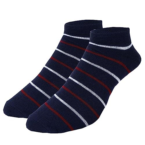 Striped Athletic Socks for Men (5 Pack)