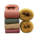 TENDSY Women's Thermal Winter Socks - Super Thick, Warm & Cozy Woolen Socks for Extreme Cold Weather - Hiking & Crew Style - 4 Pairs - Free Size