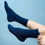Navy Blue Unisex Dress Socks (6 Pack)