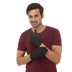 TENDSY Men's & Women's Hand Gloves For Protection From Sun Burn/Heat/Pollution (Set of 3 Pairs, Black, Blue & Brown Color, Free Size)
