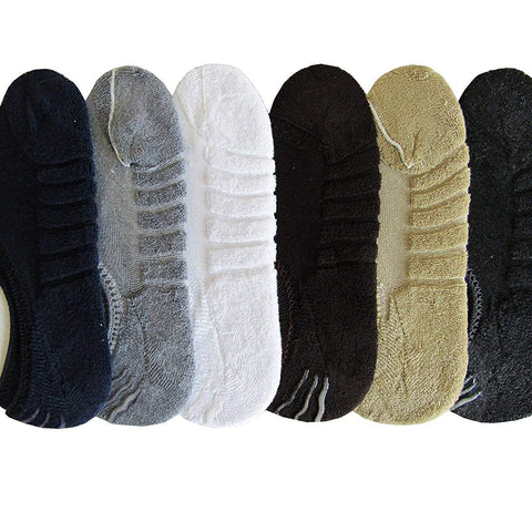 Anti Slip Terry Socks for Men & Women (6 Pack)