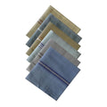Cotton Men's Handkerchief Set | Premium Multicolor (6 Pack)