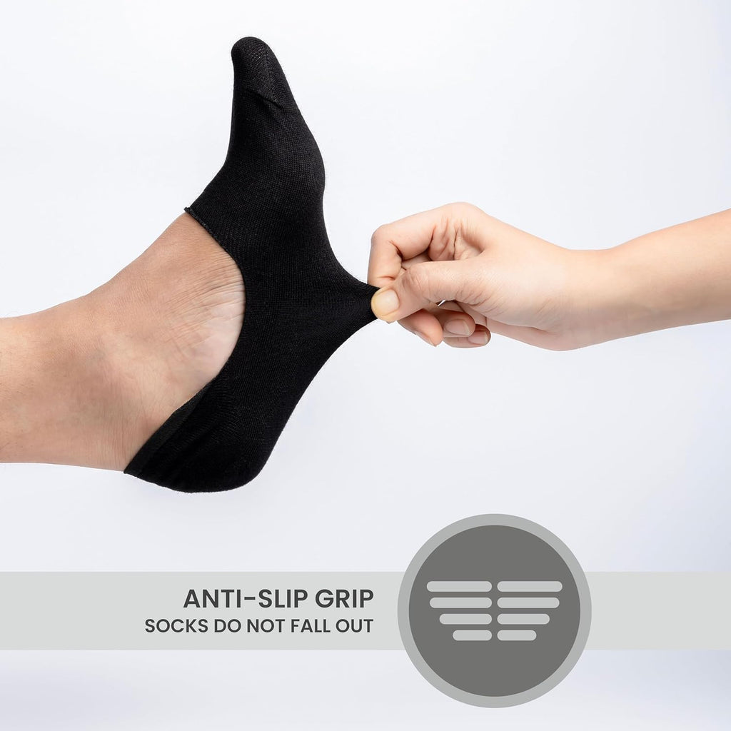Cotton No Show Socks (5 Pack)