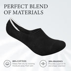 Cotton No Show Socks (5 Pack)