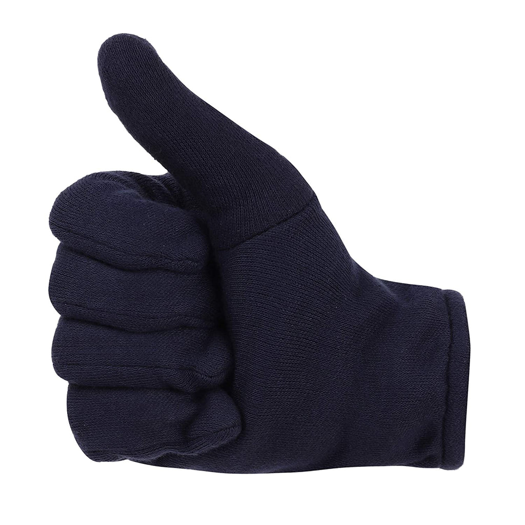 TENDSY Men's & Women's Hand Gloves For Protection From Sun Burn/Heat/Pollution (Set of 3 Pairs, Black, Blue & Brown Color, Free Size)