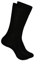 Black Unisex Dress Socks (6 Pack)