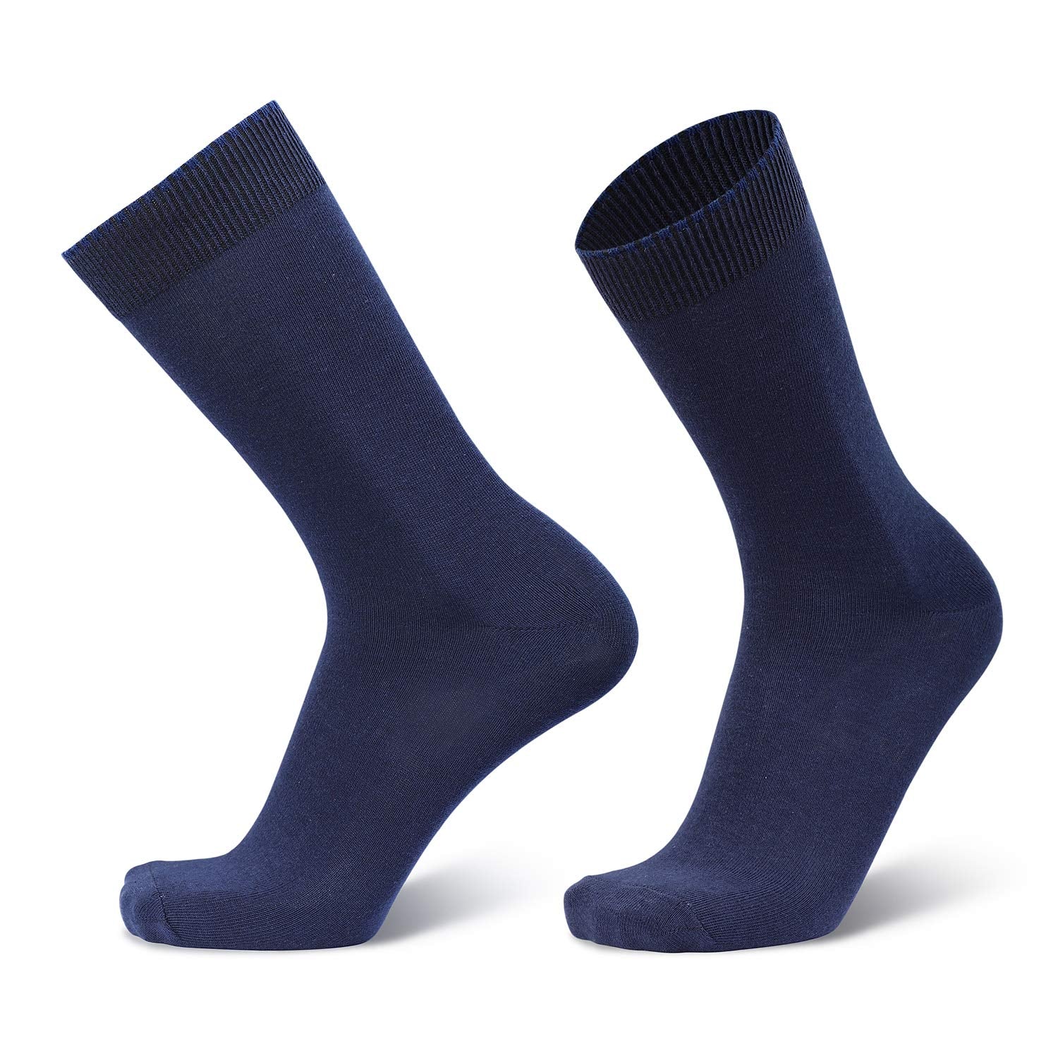 Navy Blue Unisex Dress Socks (6 Pack)
