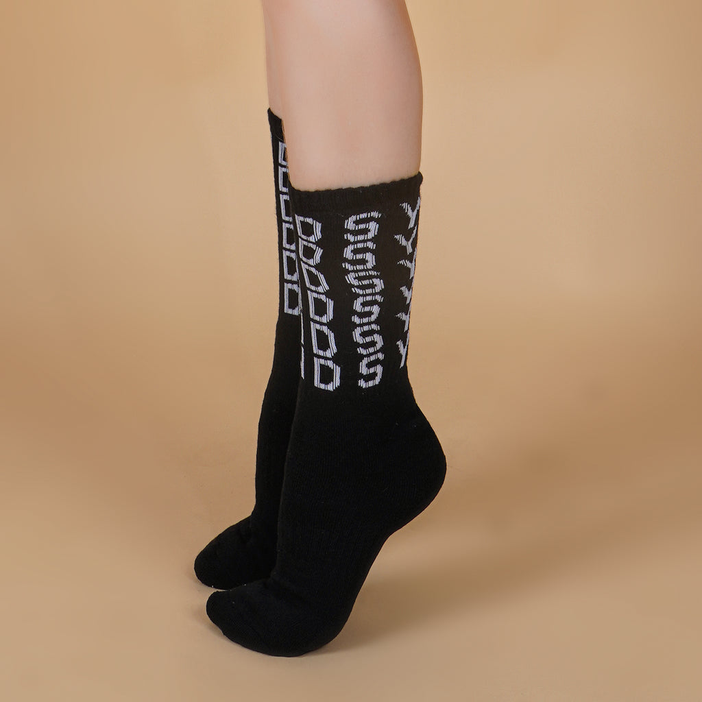 Colorful Printed Crew Socks for Men & Women (6 Pack)