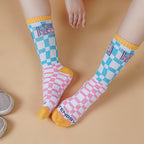 Colorful Printed Crew Socks for Men & Women (6 Pack)