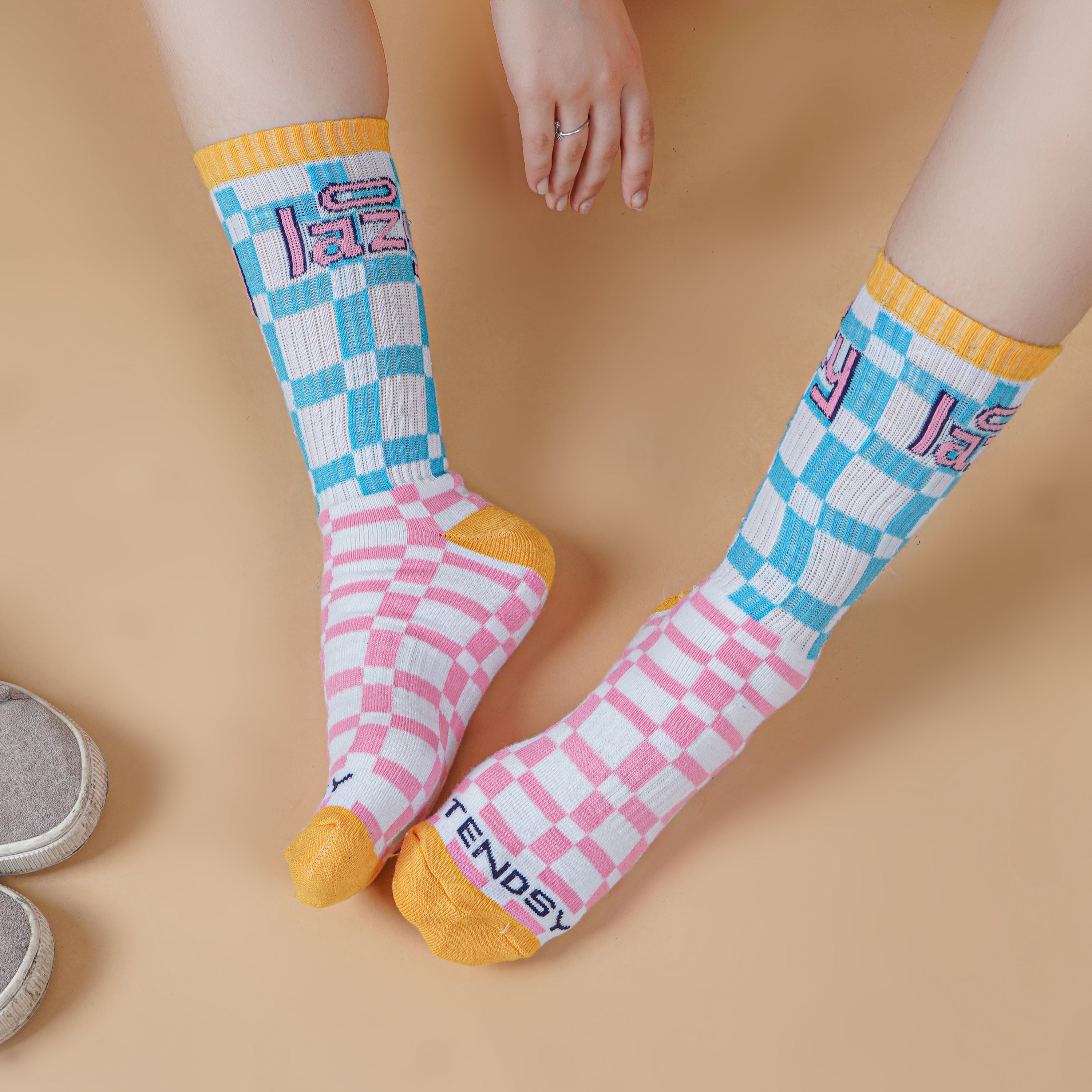 Colorful Printed Crew Socks for Men & Women (6 Pack)