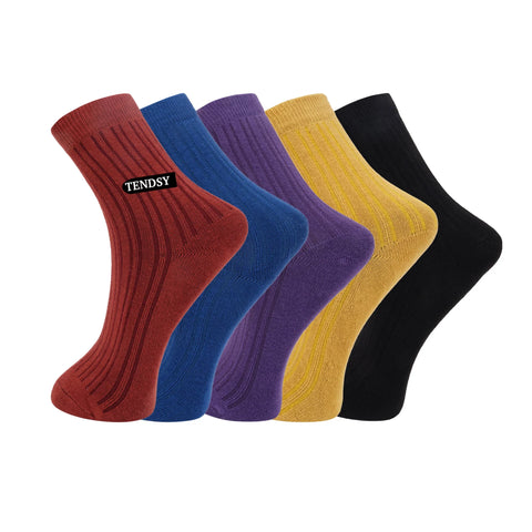 Ribbed Socks for Women (5 Pack)