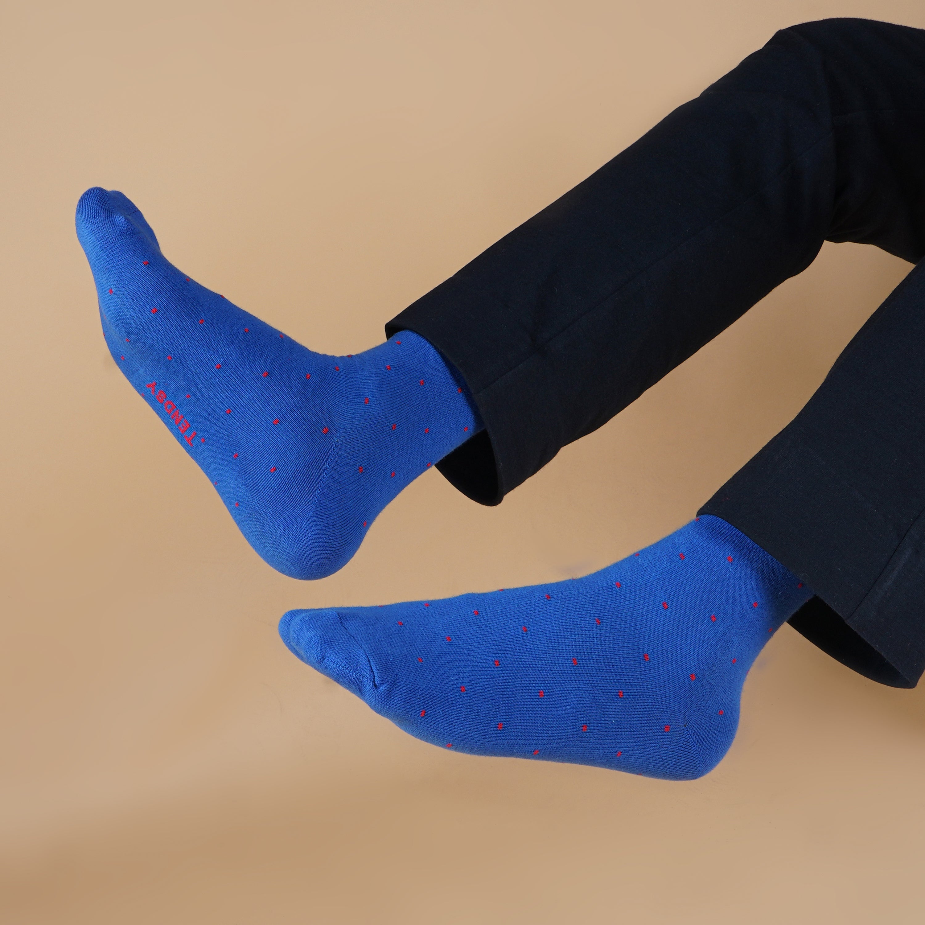 Men's Crew Socks | Elegant Polka Dot (3 Pack)