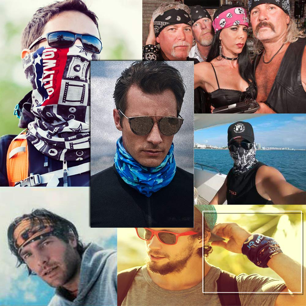 Motorcycle Bandanas (Random Prints) (6 Pack)