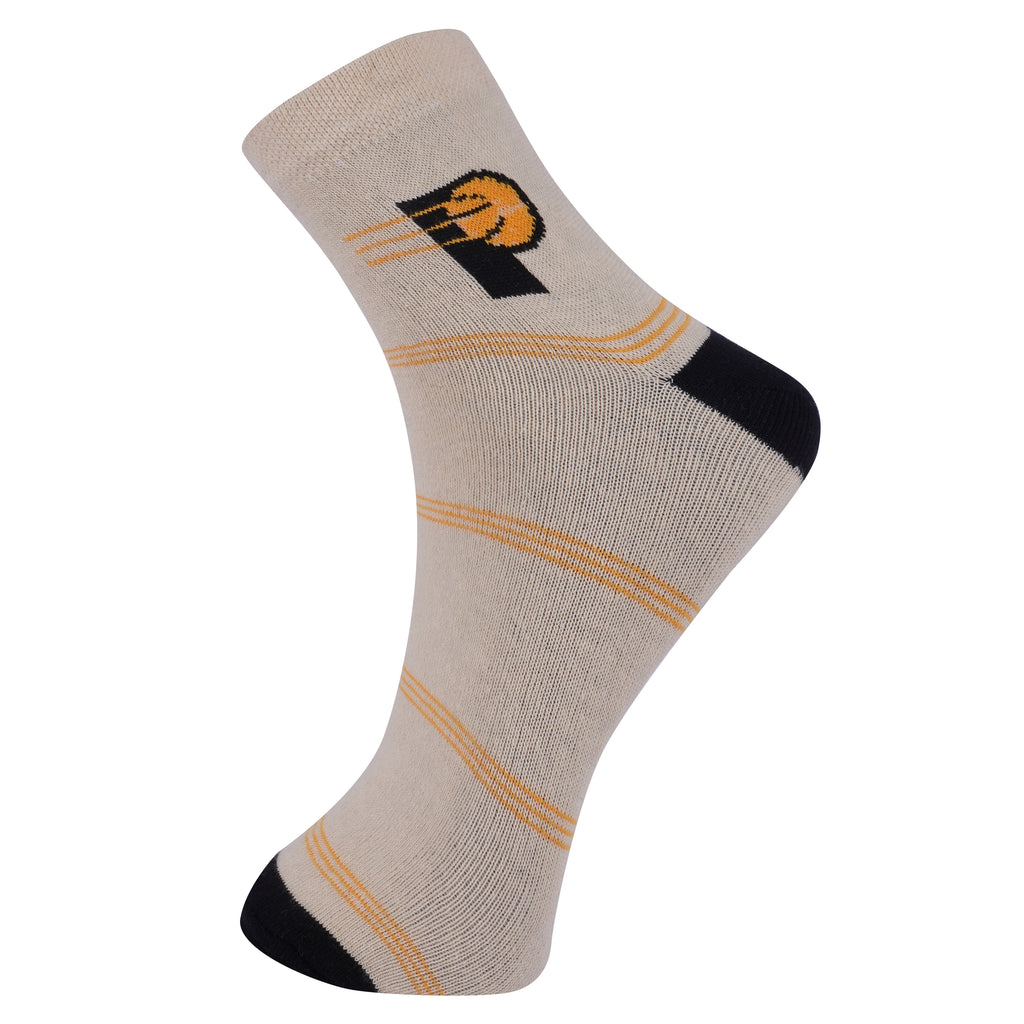 TENDSY Kids Cotton Ankle Socks Pack of 5 | Boys & Girls Basketball Sports Print | Soft Breathable School Casual Socks