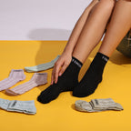 Women's Multi Color Ankle Socks (6 Pack)