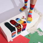 Funky Colorful Crew Socks, Set of 4 Pairs