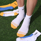 TENDSY Cotton Ankle Socks for Men & Women | Soft, Comfortable, Breathable, Anti-Odor Sports Socks | Multicolor Pack of 5 for Running, Gym, Training & Daily Use