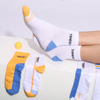 TENDSY Cotton Ankle Socks for Men & Women | Soft, Comfortable, Breathable, Anti-Odor Sports Socks | Multicolor Pack of 5 for Running, Gym, Training & Daily Use
