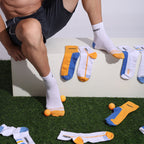 TENDSY Cotton Ankle Socks for Men & Women | Soft, Comfortable, Breathable, Anti-Odor Sports Socks | Multicolor Pack of 5 for Running, Gym, Training & Daily Use