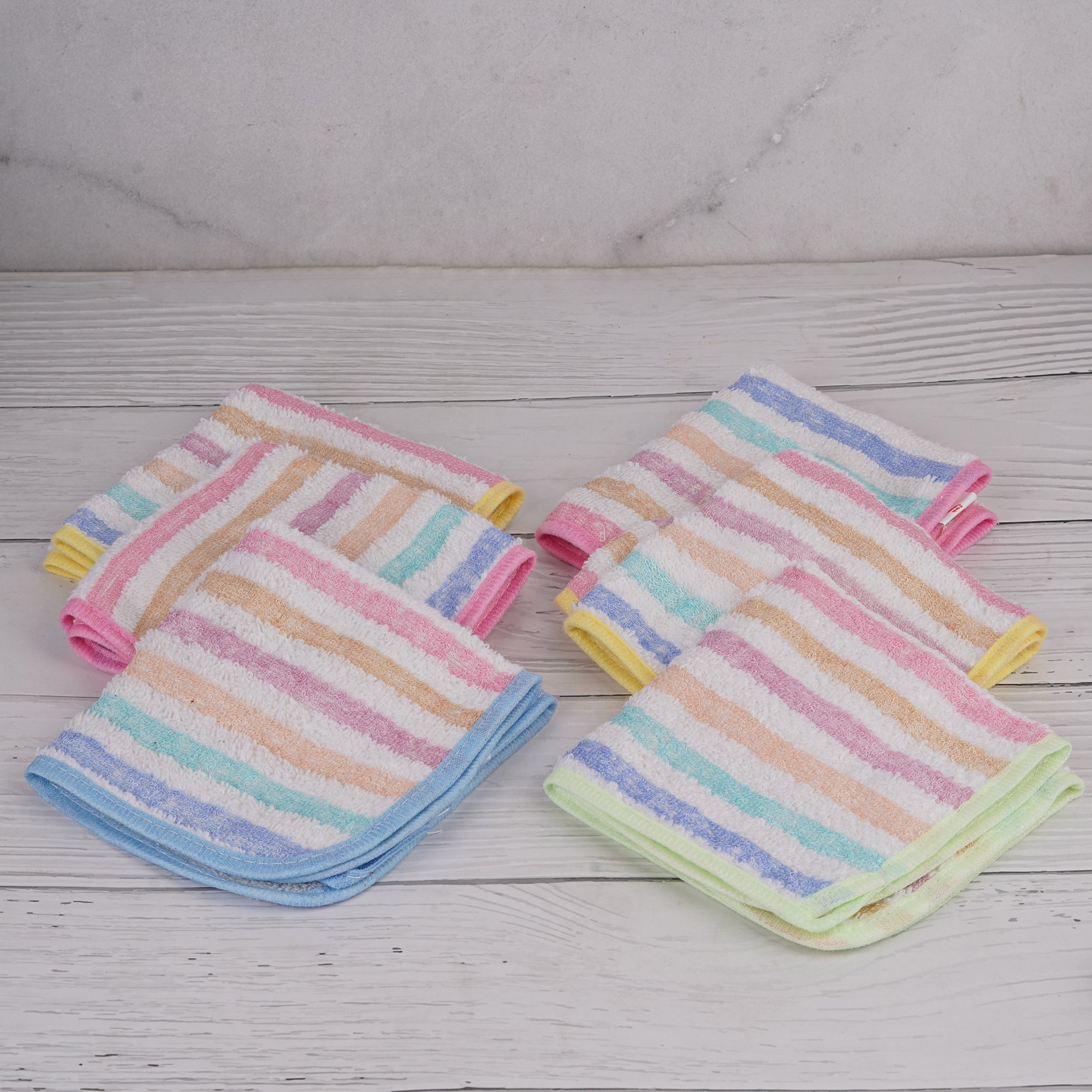 Women’s Hankies | Striped Multicolor Cotton (6 Pack)
