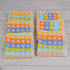 Ladies Cotton Hankies | Multicolor Dot Pattern Cotton (6 Pack)