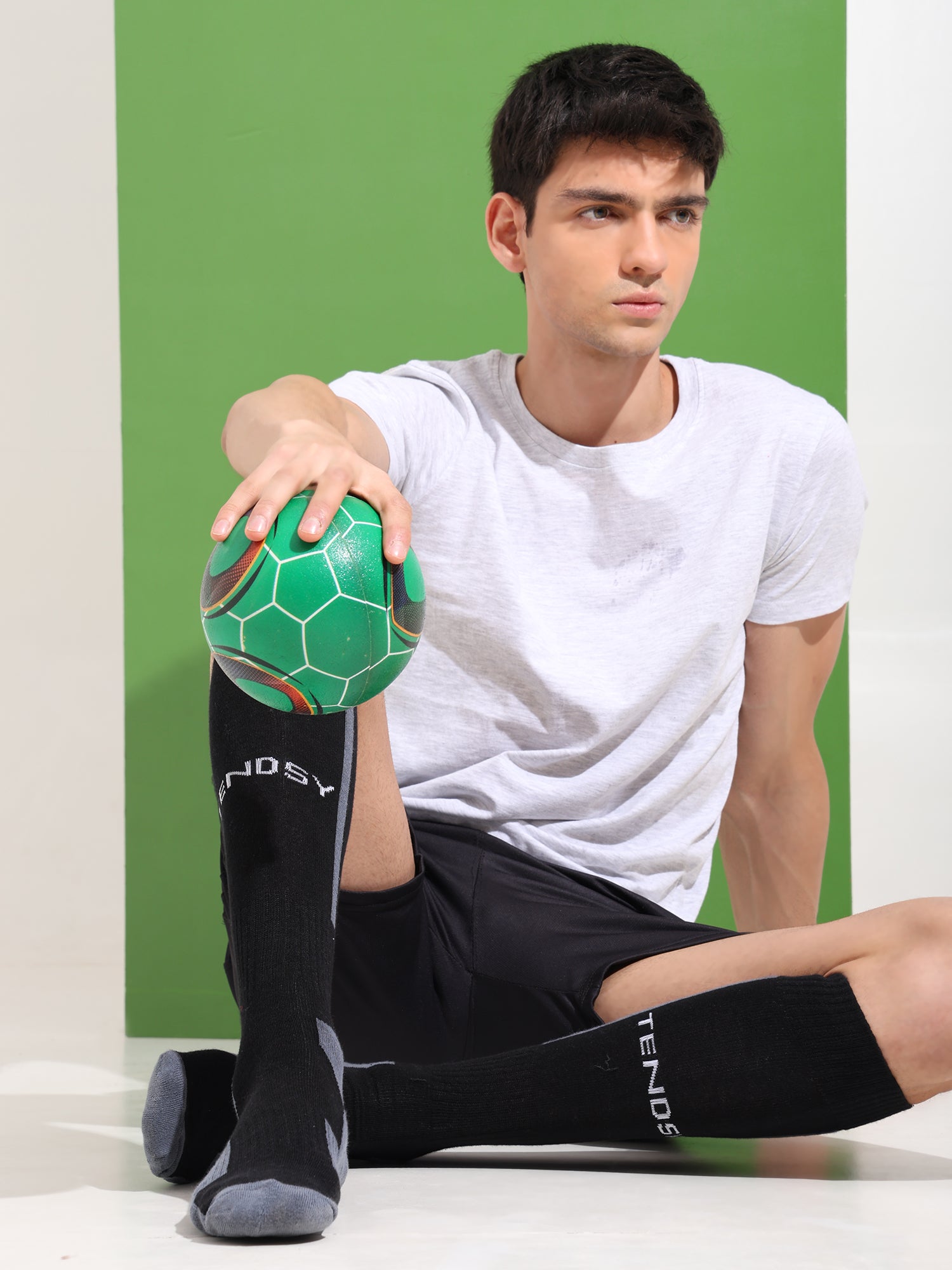 Performance Football Socks For Men & Women (Black)