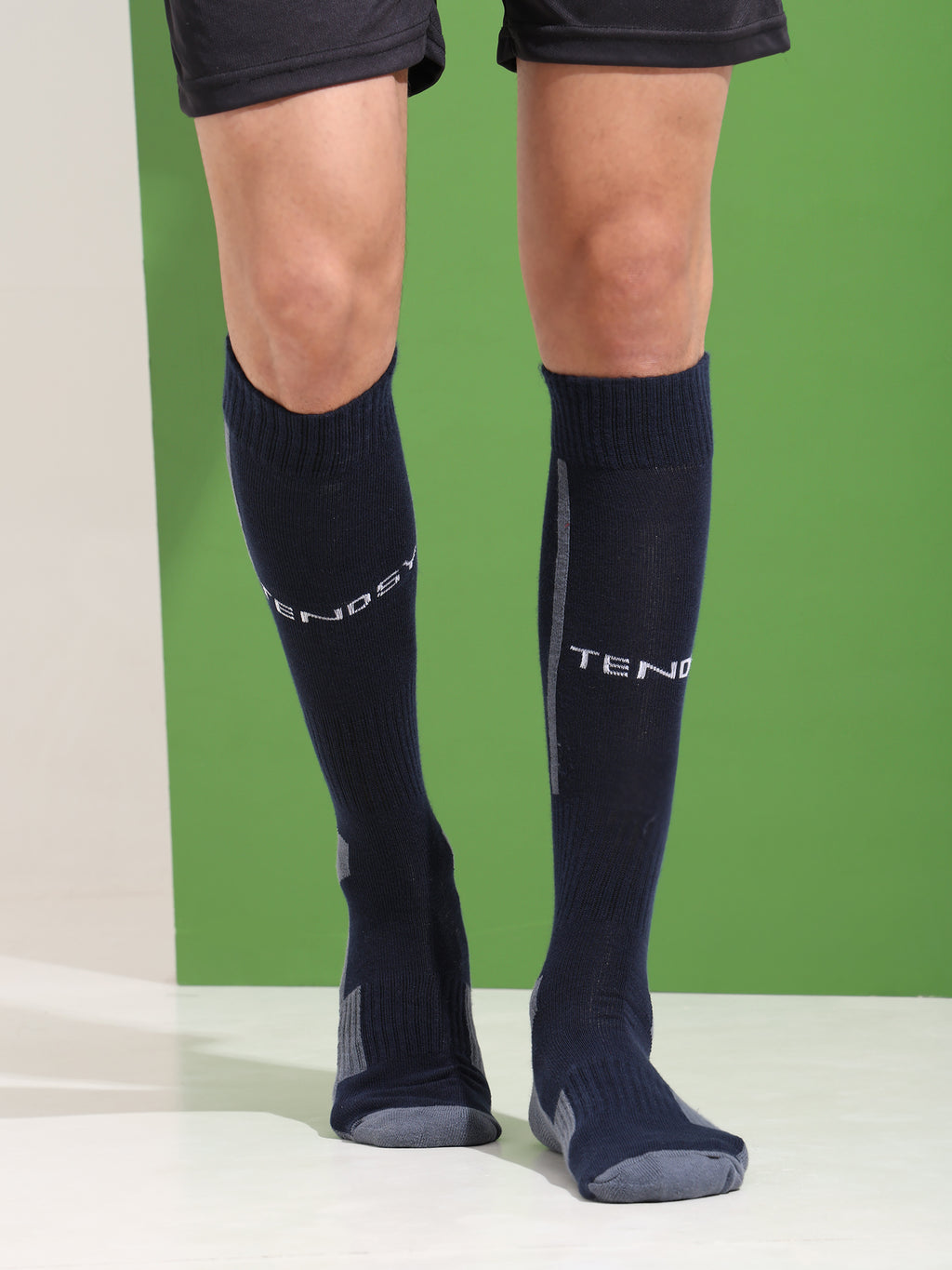 Performance Football Socks For Men & Women (Navy Blue)