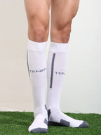 Performance Football Socks For Men & Women (White)