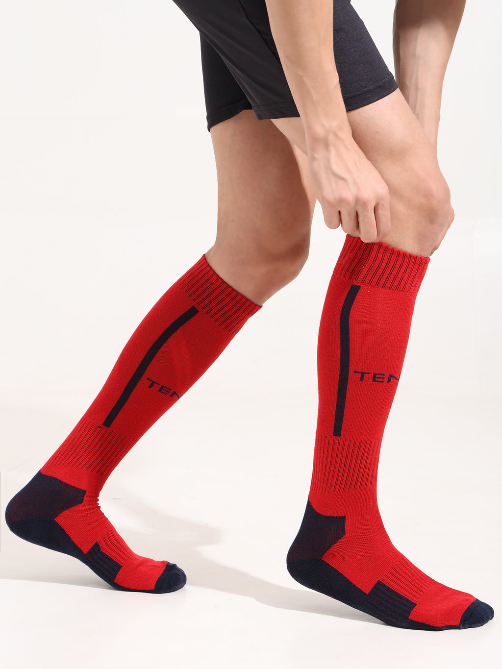 Performance Football Socks For Men & Women (Red)