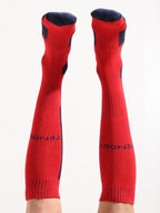 Performance Football Socks For Men & Women (Red)
