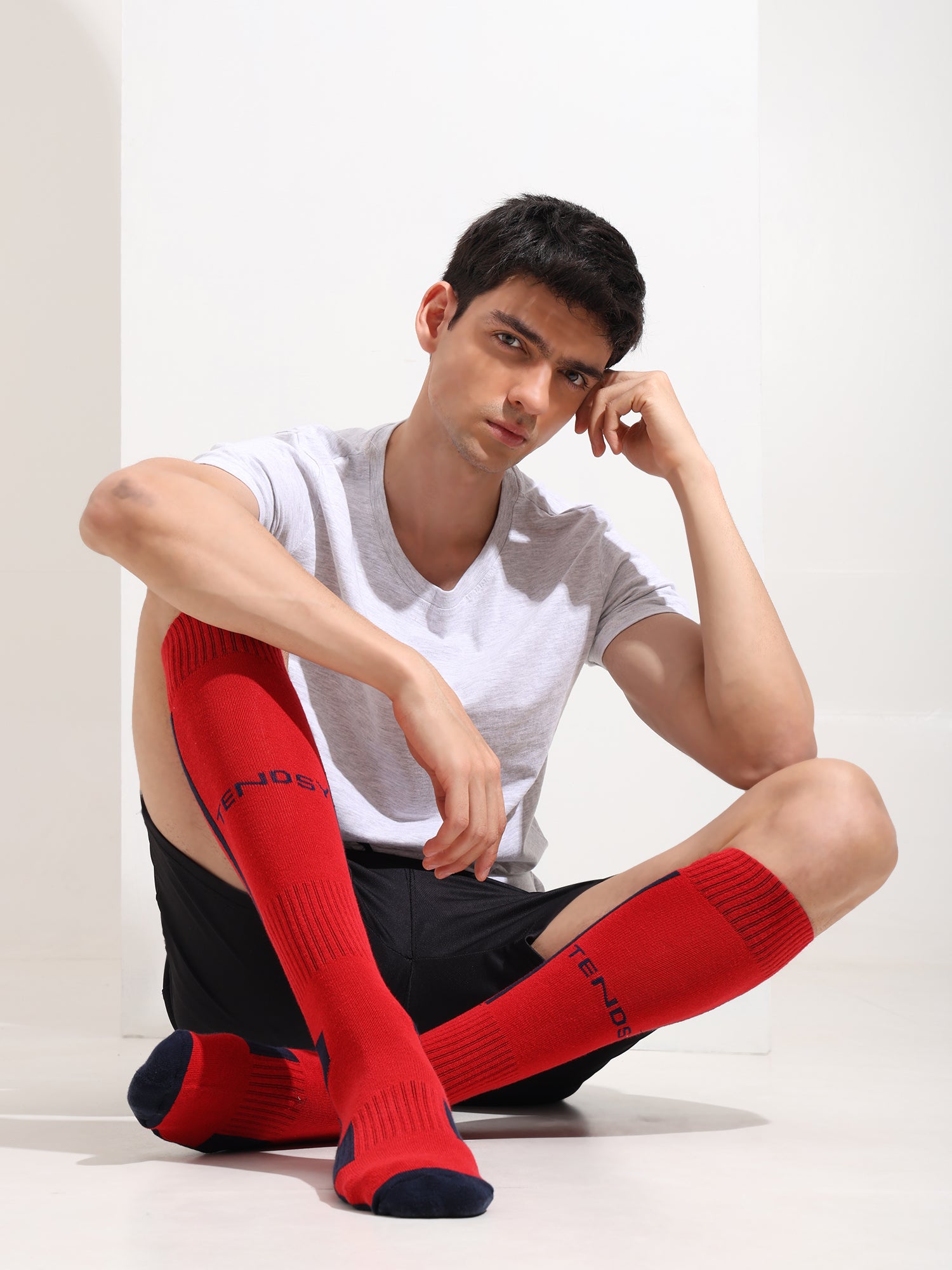 Performance Football Socks For Men & Women (Red)