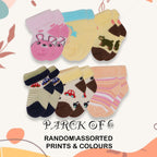 Cute Socks with Animal Designs for Kids (6 Pack)
