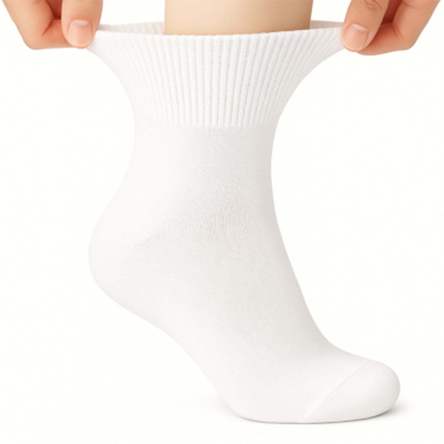 TENDSY 5 Pairs Ankle Socks for Men & Women – Breathable Cotton Crew Athletic Sports Socks Multipack – Comfortable Running, Walking & Casual Wear Socks – Freesize