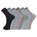 Women's Multi Color Ankle Socks (6 Pack)