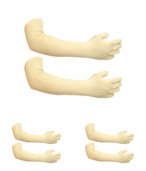 TENDSY Men's & Women's Hand Gloves For Protection From Sun Burn/Heat/Pollution (Set of 3 Pairs, Free Size)