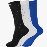 Men's Crew Socks | Elegant Polka Dot (3 Pack)