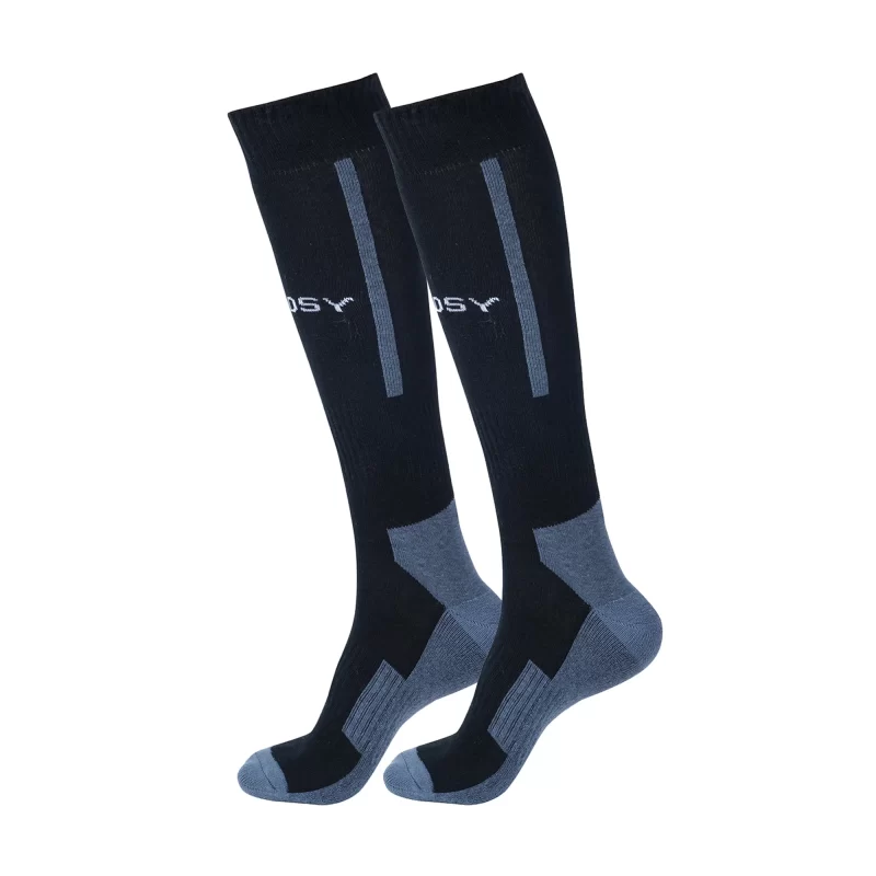 a pair of TENDSY football black socks for men and women- quality, comfortable, style, mission