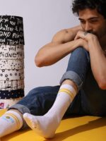 Days of the Week Socks, White Cotton Mid Calf/Crew Socks, Emoji Design, 7 Pairs Set - Image 5
